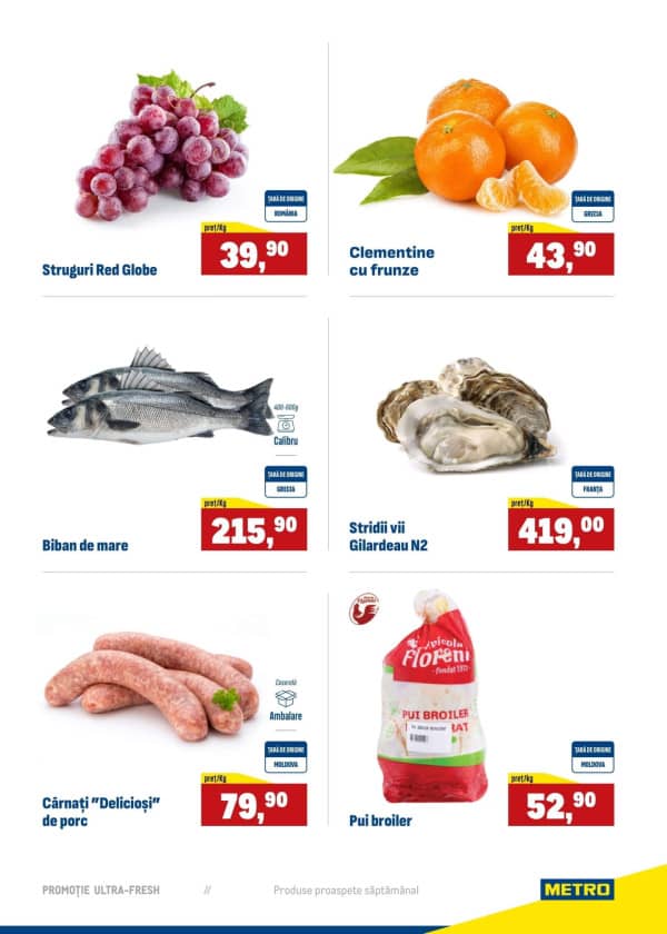 Cataloage Produse proaspete METRO (Nr. 45) - 06-11-2025 - 12-11-2025.