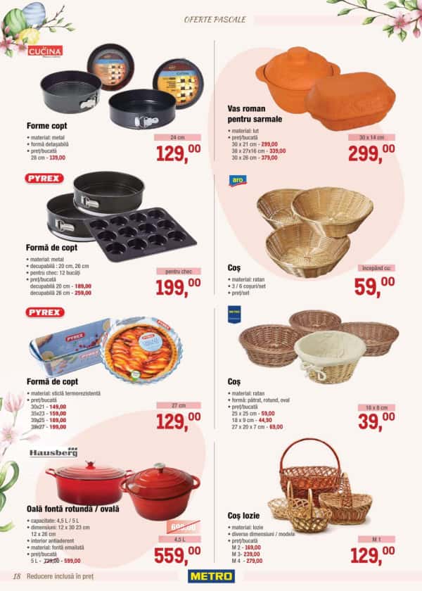 Cataloage METRO: Ofertă Pascală - 10-04-2025 - 30-04-2025.