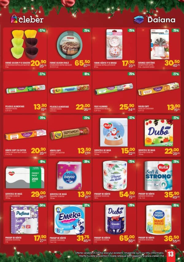 Cataloage Cleber: Oferte speciale de sărbători! - 01-12-2025 - 14-01-2026.