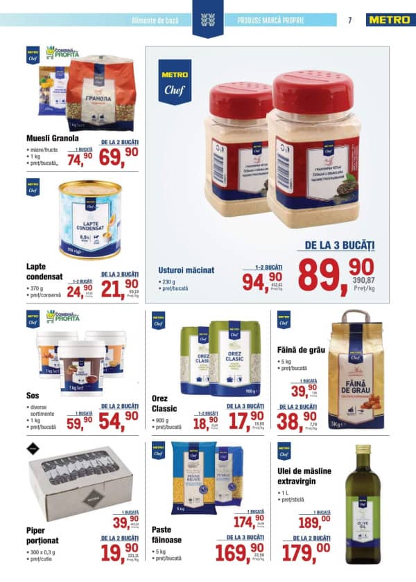 Cataloage METRO: Produse marcă proprie (NR. 17) - 04-09-2025 - 17-09-2025.
