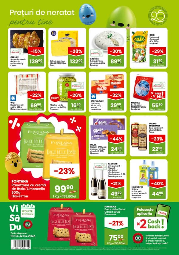 Cataloage Linella: Oferta săptămânii Nr.15 - 09-04-2026 - 15-04-2026.