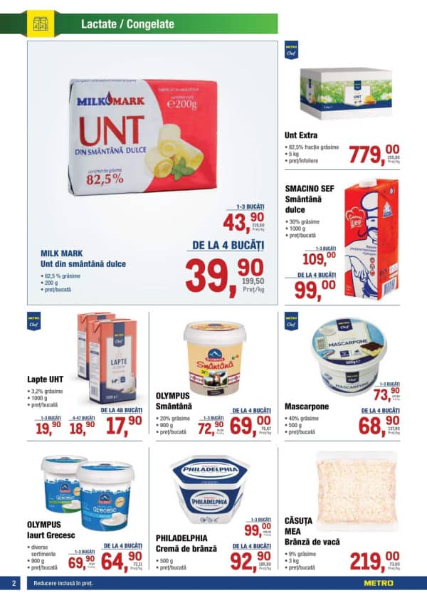 Cataloage Catalog produse alimentare de la METRO (Nr. 25) - 11-12-2025 - 24-12-2025.