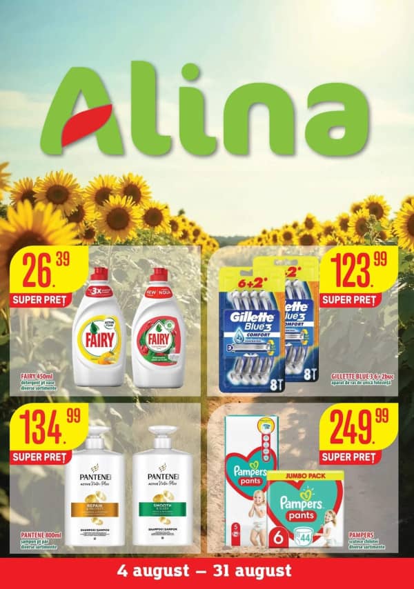 Cataloage Alina Cosmetics: Oferta lunii august - 01-08-2025 - 31-08-2025.