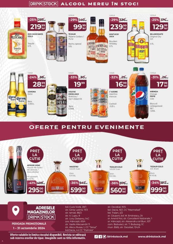 Cataloage Drink Stock: Promoțiile lunii octombrie - 02-10-2024 - 31-10-2024.