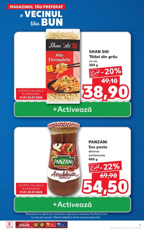 Cataloage Kaufland: Descoperă ofertele din perioada 17.07 - 23.07 - 17-07-2025 - 23-07-2025.