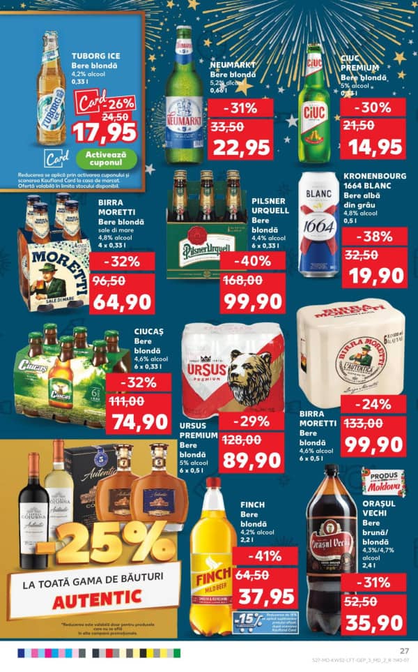 Каталоги Kaufland: откройте для себя предложения недели 25.12 - 31.12 - 25-12-2025 - 31-12-2025.