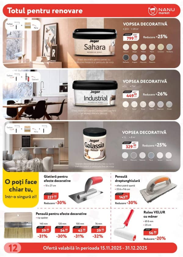 Cataloage Nanu Market: Ofertă promoțională - 15-11-2025 - 31-12-2025.