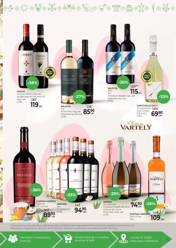 Cataloage Alcomarket: Reduceri Pascale - 08-04-2025 - 23-04-2025.