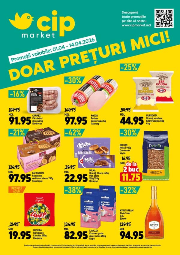 Cataloage CIP Market: Bun venit, aprilie! - 01-04-2026 - 14-04-2026.
