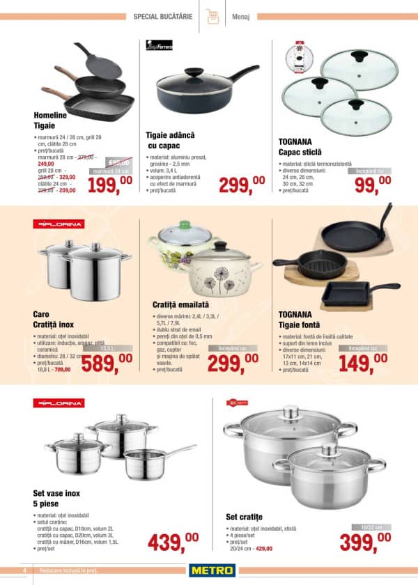 Cataloage METRO: Catalog Special - Bucătărie (NR. 6) - 19-03-2026 - 15-04-2026.
