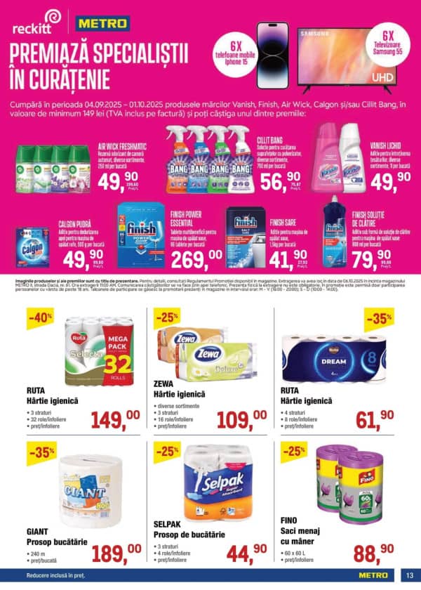 Cataloage Catalog produse alimentare de la METRO (Nr. 18) - 04-09-2025 - 17-09-2025.