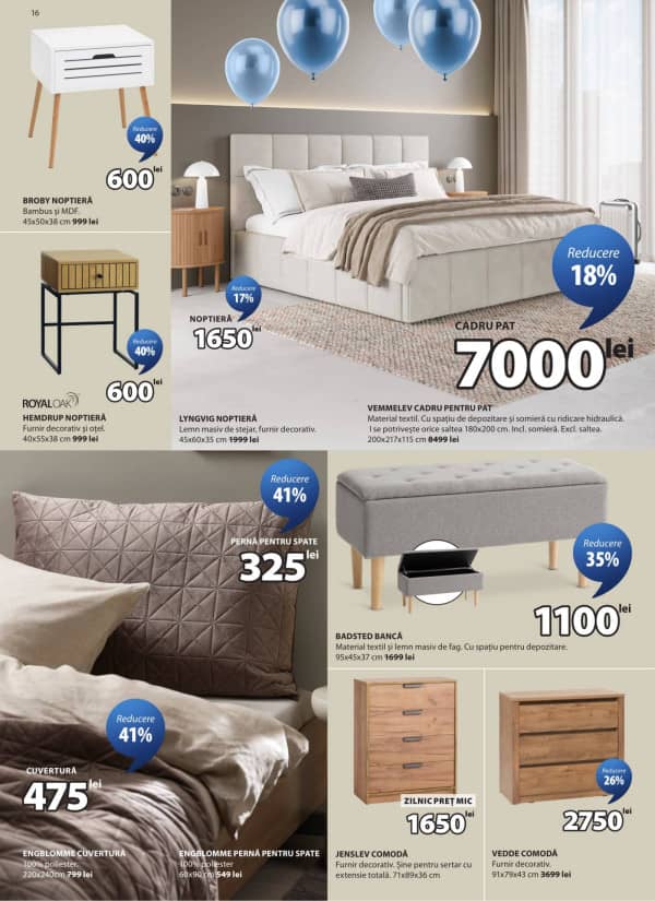 Cataloage JYSK: Reduceri de primăvară - 26-03-2026 - 29-04-2026.