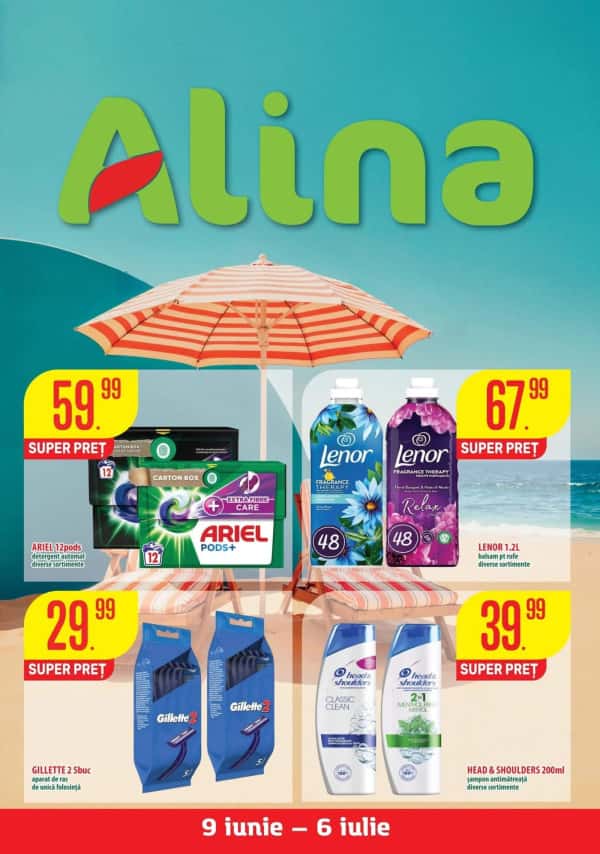 Cataloage Alina Cosmetics: Oferta lunii iunie - 09-06-2025 - 06-07-2025.