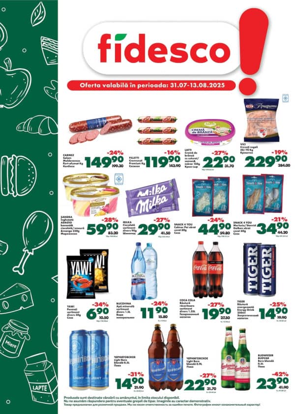 Cataloage Fidesco: Oferta lunii august - 31-07-2025 - 13-08-2025.