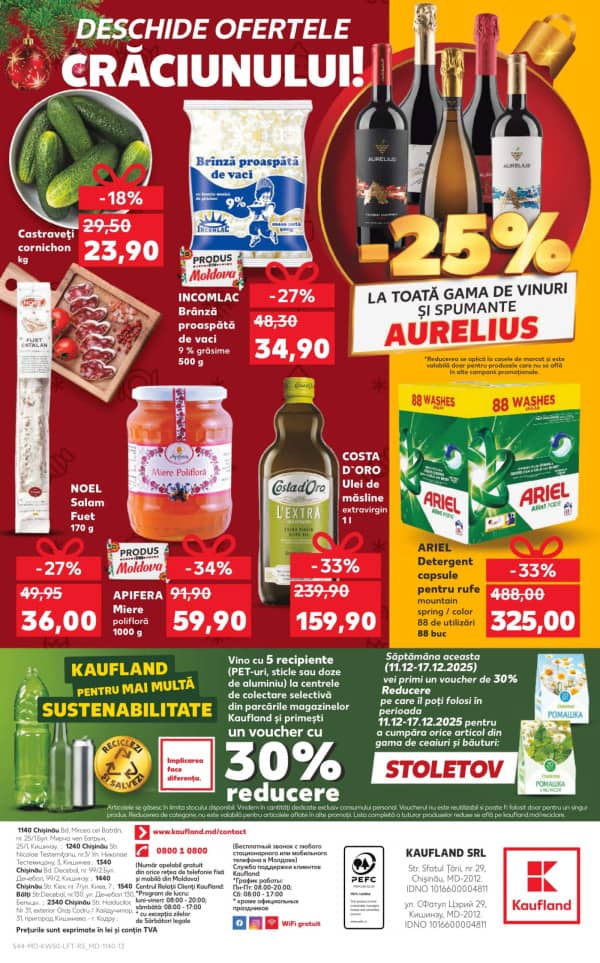 Cataloage Kaufland: Descoperă ofertele din perioada 11.12 - 17.12 - 11-12-2025 - 17-12-2025.
