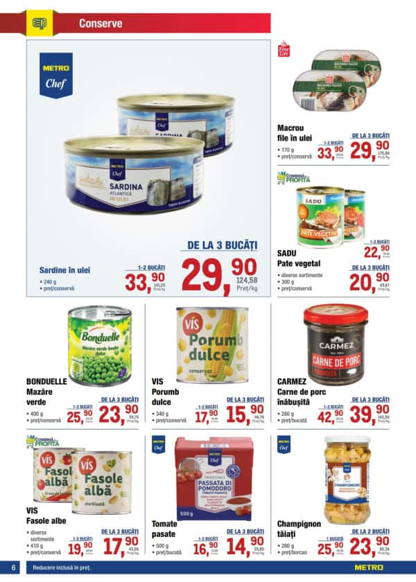 Cataloage Catalog produse alimentare de la METRO (Nr. 5) - 06-03-2025 - 19-03-2025.