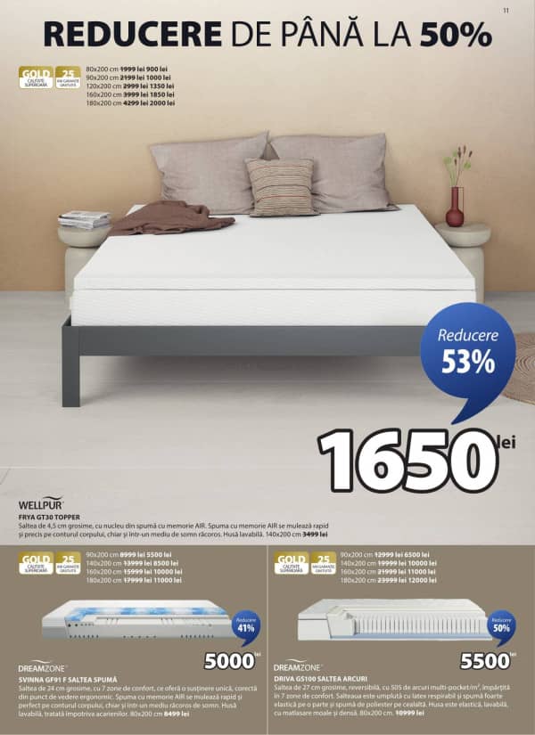 Cataloage JYSK: Oferta lunii martie - 26-02-2026 - 25-03-2026.