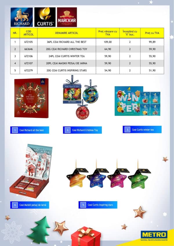 Cataloage METRO: Vine Crăciunul cu decorațiuni și bunătați - 13-11-2025 - 01-01-2026.