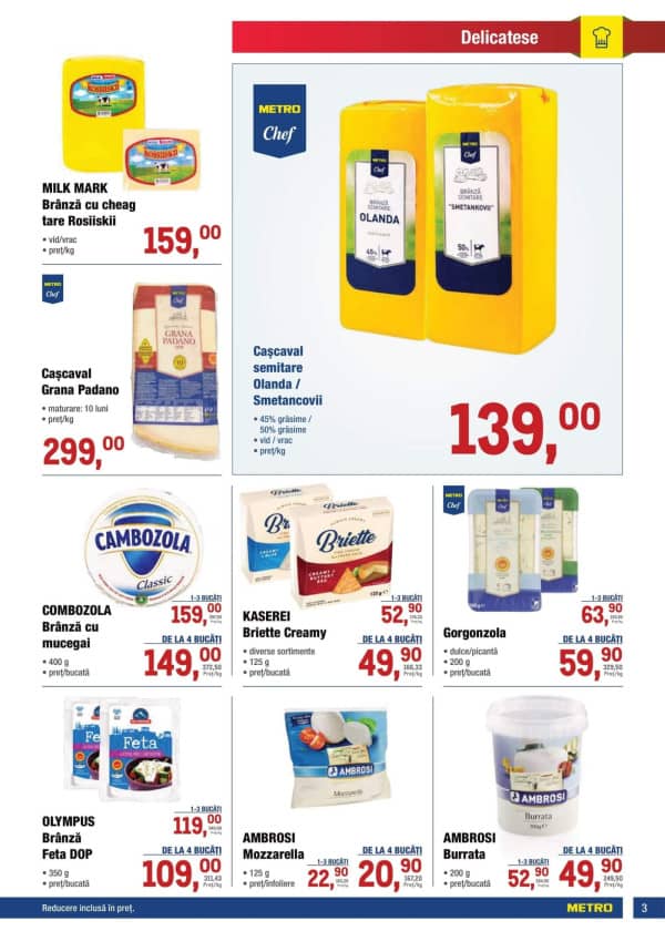 Cataloage Catalog produse alimentare de la METRO (Nr. 25) - 11-12-2025 - 24-12-2025.