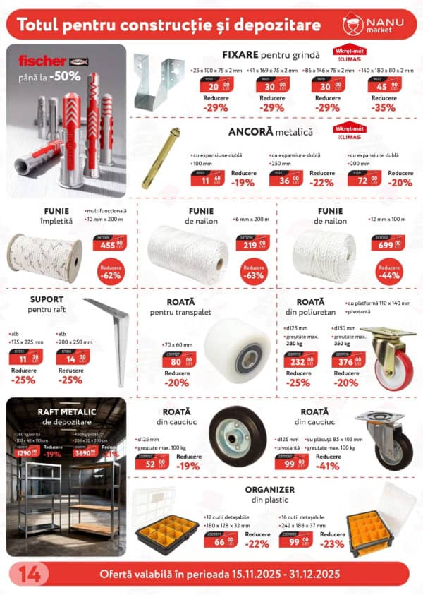 Cataloage Nanu Market: Ofertă promoțională - 15-11-2025 - 31-12-2025.
