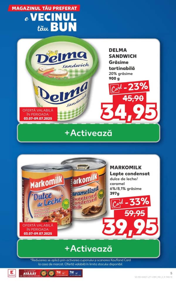 Cataloage Kaufland: Descoperă ofertele din perioada 3.07 - 9.07 - 03-07-2025 - 09-07-2025.