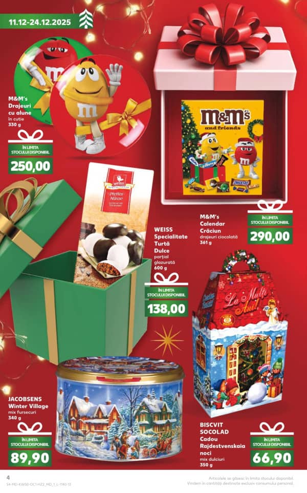 Cataloage Kaufland: Deschide ușa Crăciunului! - 11-12-2025 - 24-12-2025.