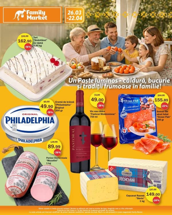 Cataloage Family Market: Reduceri Pascale - 26-03-2026 - 22-04-2026.