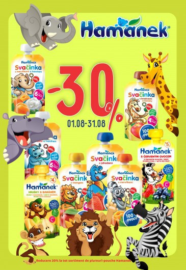 Reducere 30% la produsele Hamanek