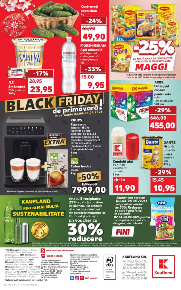 Cataloage Kaufland: Descoperă ofertele din perioada 2 - 8.04 - 02-04-2026 - 08-04-2026.
