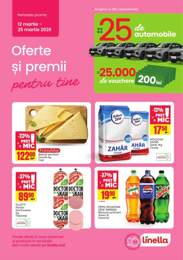 Linella: Reduceri de primăvară