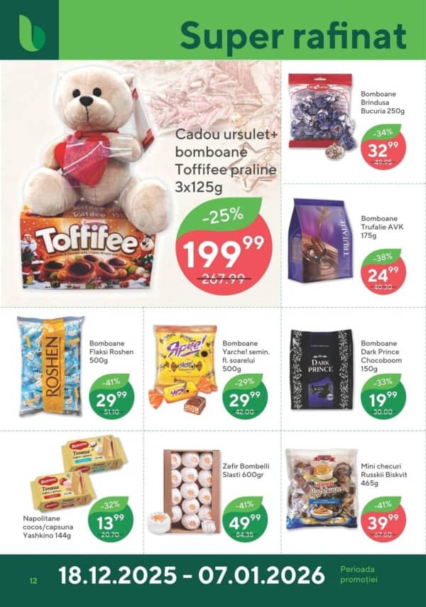 Cataloage Bonus: Reduceri de sărbători - 18-12-2025 - 07-01-2026.