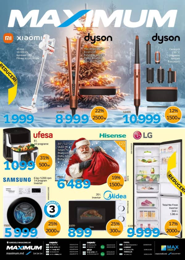 Cataloage Maximum: Ofertă de sărbători - 08-12-2025 - 25-01-2026.