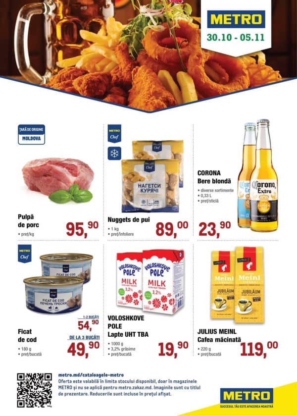 Cataloage Produse proaspete METRO (Nr. 44) - 30-10-2025 - 05-11-2025.