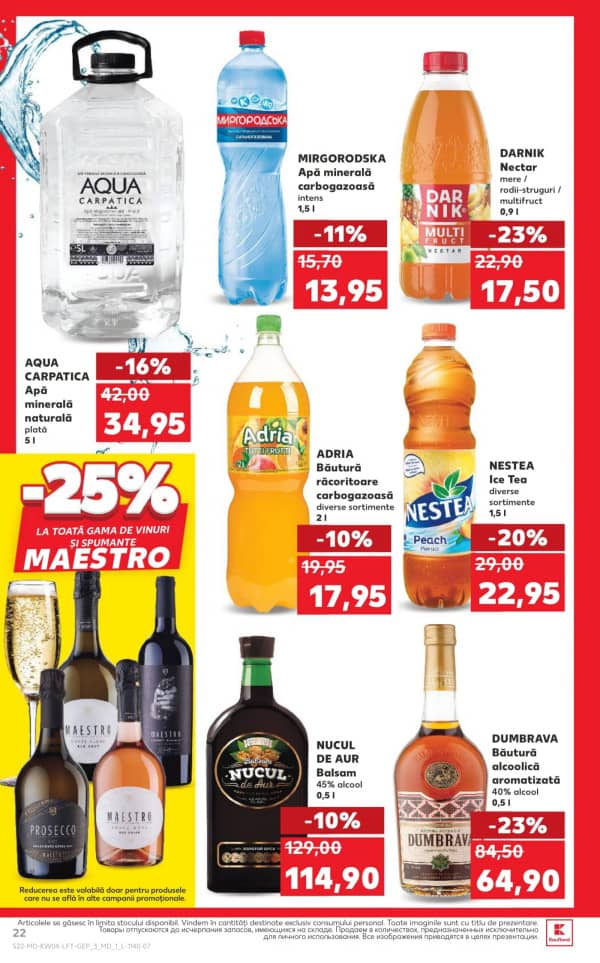 Cataloage Kaufland: Descoperă ofertele din perioada 22.01 - 28.01 - 22-01-2026 - 28-01-2026.