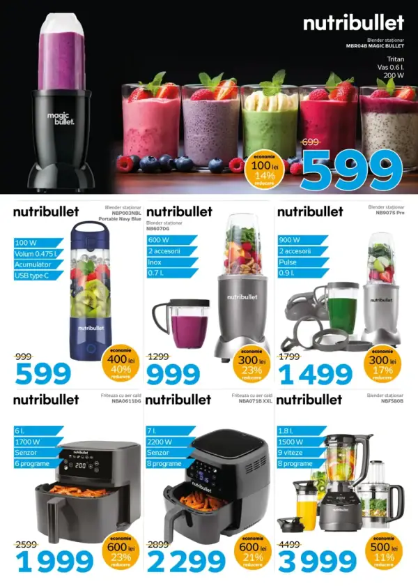 Cataloage Maximum: Ofertă DeLonghi, Kenwood, Braun și Nutribullet - 20-03-2026 - 19-04-2026.