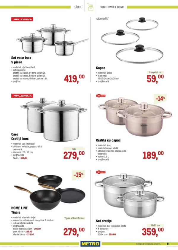 Cataloage METRO: Catalog Special Produse pentru casă (NR. 18) - 18-09-2025 - 15-10-2025.