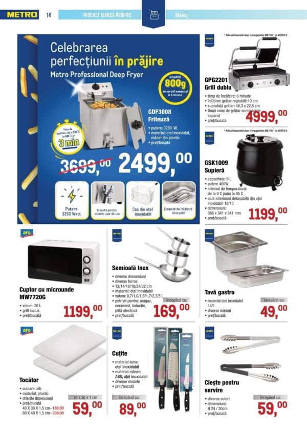 Cataloage METRO: Produse marcă proprie (NR. 17) - 04-09-2025 - 17-09-2025.