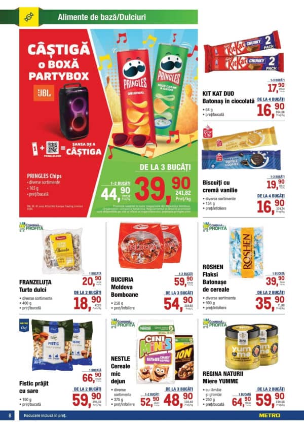 Cataloage Catalog produse alimentare de la METRO (Nr. 16) - 07-08-2025 - 20-08-2025.