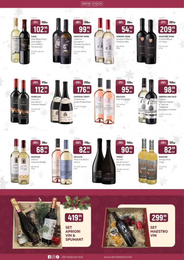 Cataloage Drink Stock: Reduceri de sărbători! - 15-12-2025 - 15-01-2026.