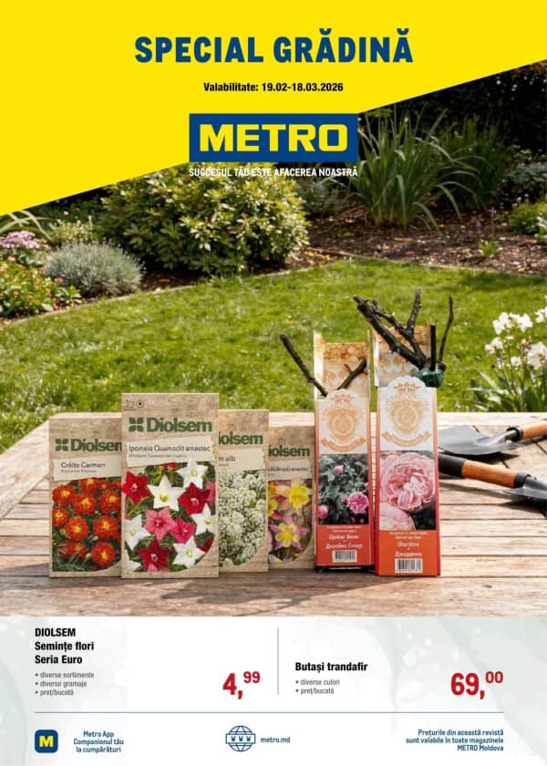 Cataloage METRO: Catalog Special - Grădină (NR. 4) - 19-02-2026 - 18-03-2026.