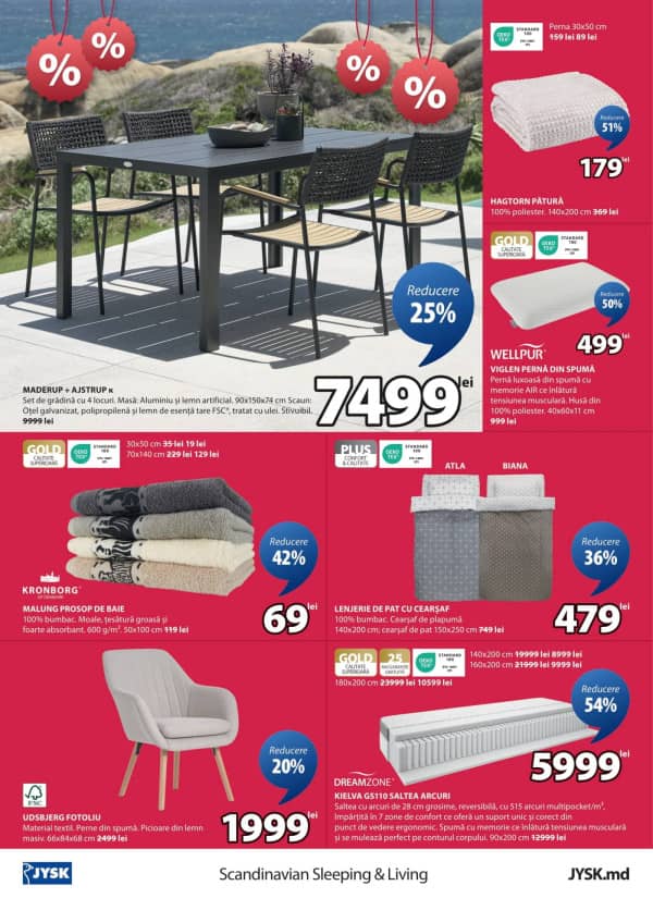 Cataloage JYSK: Oferta lunii iulie - 26-06-2025 - 30-07-2025.