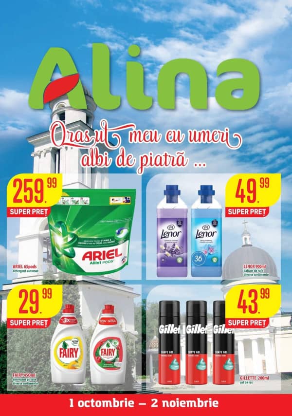 Cataloage Alina Cosmetics: Oferta lunii octombrie - 01-10-2025 - 02-11-2025.