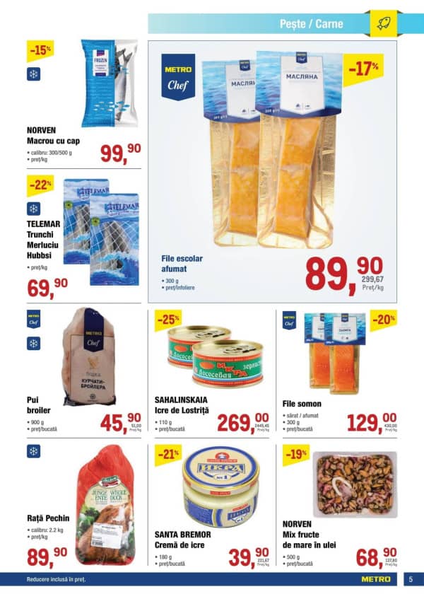 Cataloage Catalog produse alimentare de la METRO (Nr. 22) - 30-10-2025 - 12-11-2025.