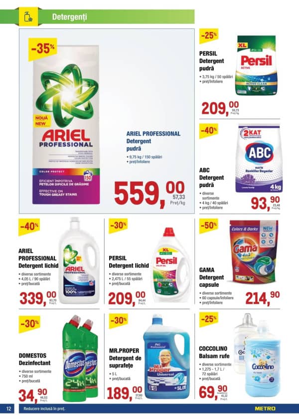 Cataloage Catalog produse alimentare de la METRO (Nr. 19) - 18-09-2025 - 01-10-2025.