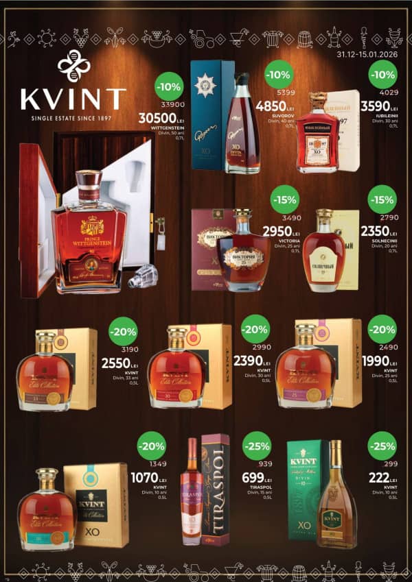 Cataloage Alcomarket: Oferta speciala Kvint - 31-12-2025 - 15-01-2026.
