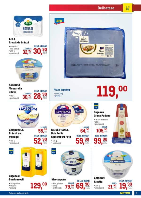 Cataloage Catalog produse alimentare de la METRO (Nr. 20) - 02-10-2025 - 15-10-2025.