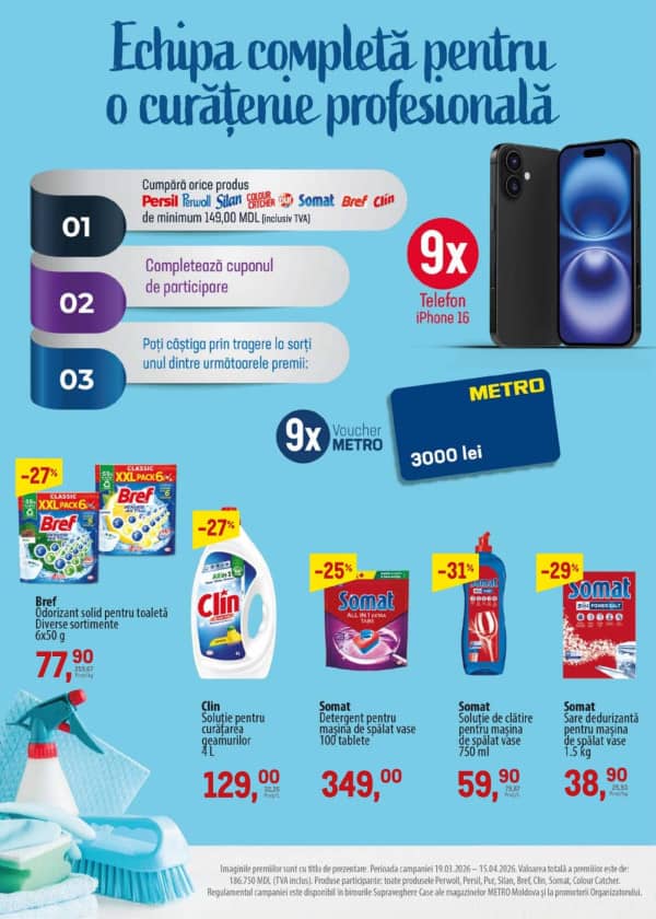 Cataloage METRO: Catalog Special Curățenie (NR. 6) - 19-03-2026 - 15-04-2026.