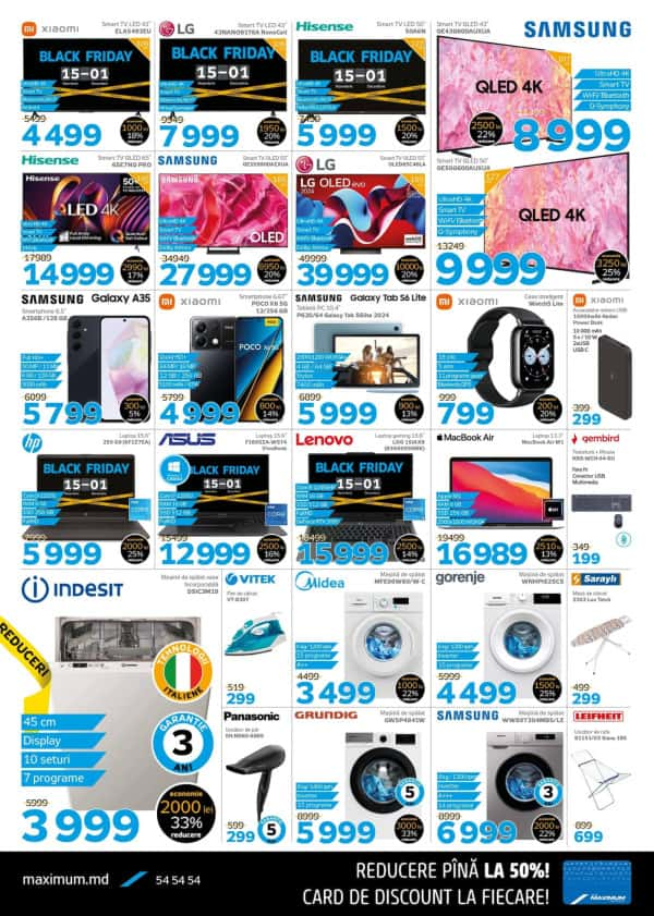 Cataloage Maximum: Black Friday - 15-11-2024 - 01-12-2024.