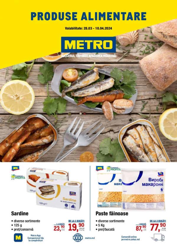 Cataloage Catalog produse alimentare de la METRO (Nr. 7) - 28-03-2024 - 10-04-2024.