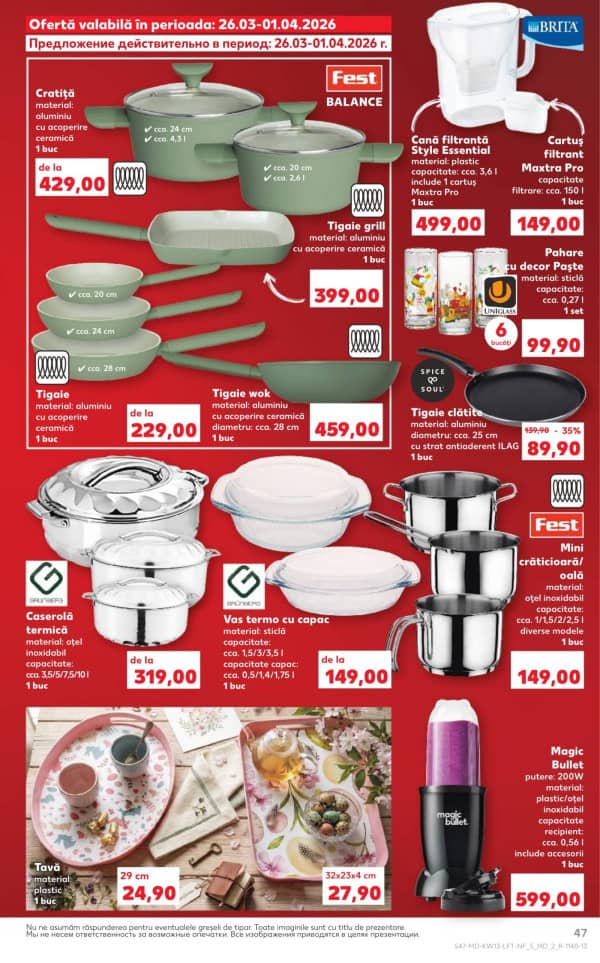 Cataloage Kaufland: Descoperă ofertele din perioada 26 - 1.04 - 26-03-2026 - 01-04-2026.